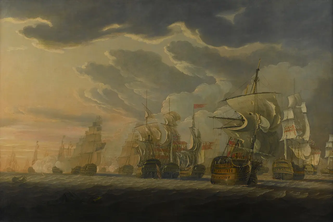 Le Victory au cap Saint-Vincent en 1797